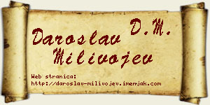Daroslav Milivojev vizit kartica